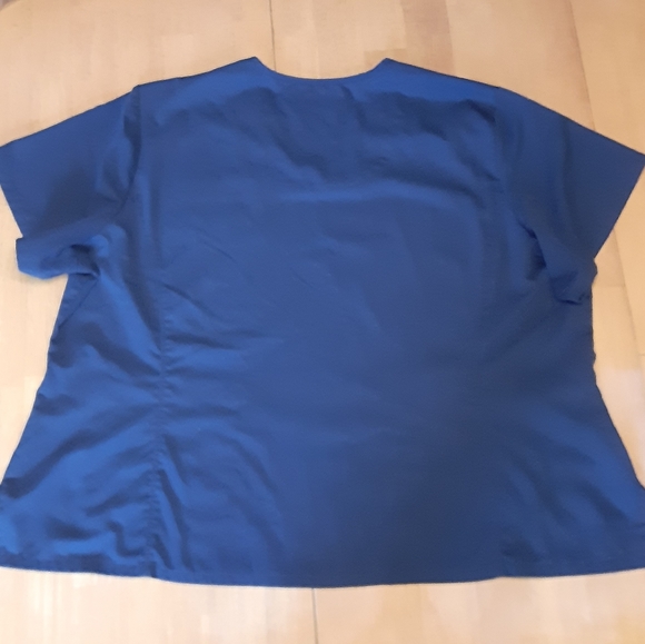 GREY'S ANATOMY #41460 VNECK SCRUB TOP in INDIGO/NAVY BLUE WOMENS SIZE 5XL. - Picture 6 of 8